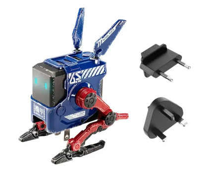 Ładowarka i akumulator Gravastar Alpha65 GaN 65W War Damaged Blaze Blue